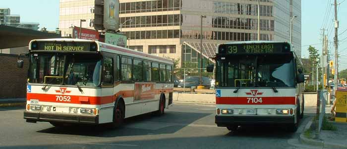 Toronto Transit Commission Orion V 7052 & 7104